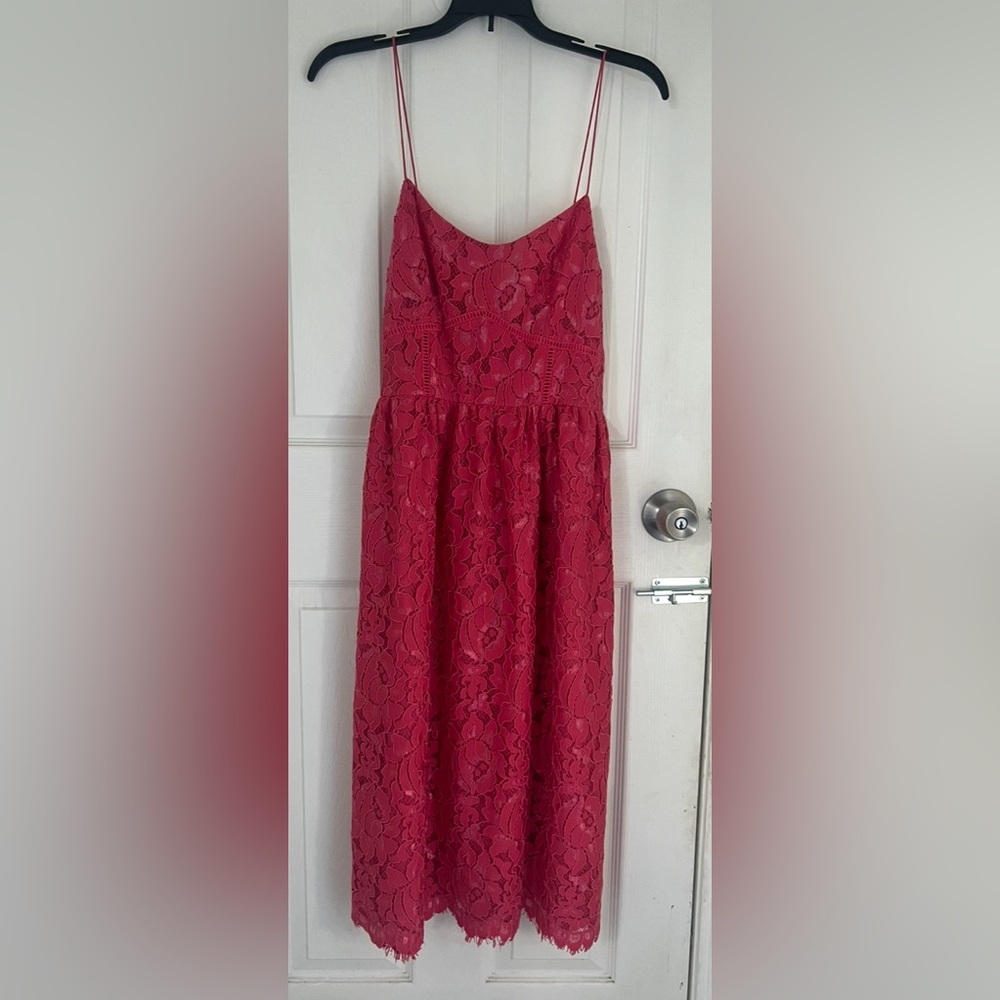 CeCe Women’s Pink Terra Rose Aurora Sleeveless Floral Dress size 6
